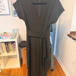 Express Black Jumpsuit with Belt